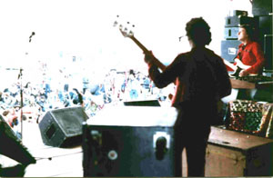 KarmaKanix playing at StoneHenge in 1984